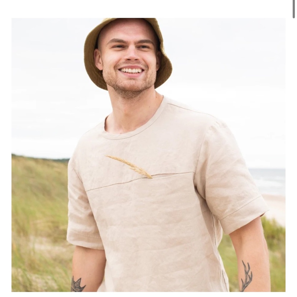 NotPERFECTLINEN Men’s linen t-shirt BURNIE
Forest Green Size Small - Picture 7 of 9